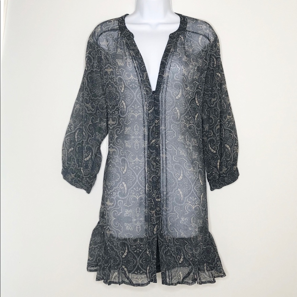 JOIE silk Gray blouse/tunic